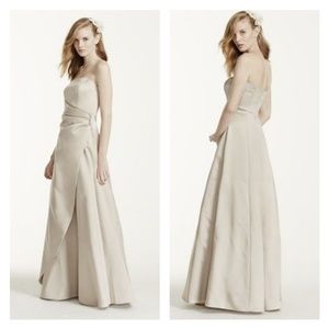 Satin Bridesmaid Dress and Jacket